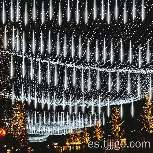 Luces de ducha de meteorito solar